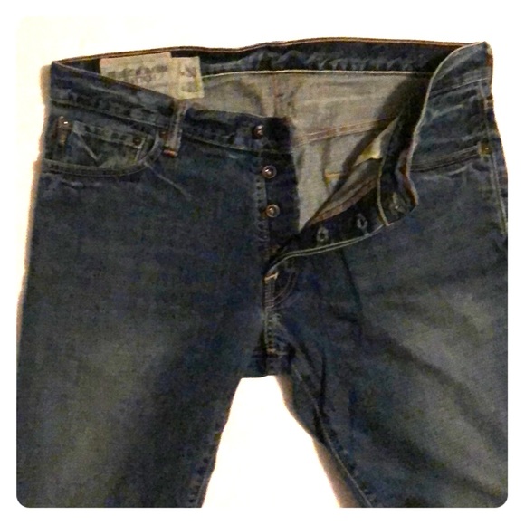 men's button up fly jeans
